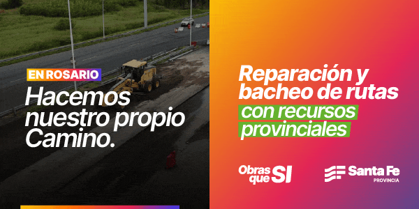Publicidad: Gob. Sta. Fe - Bacheo Rosario
