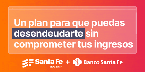 Publicidad: Gob. Sta. Fe - Desendeudate